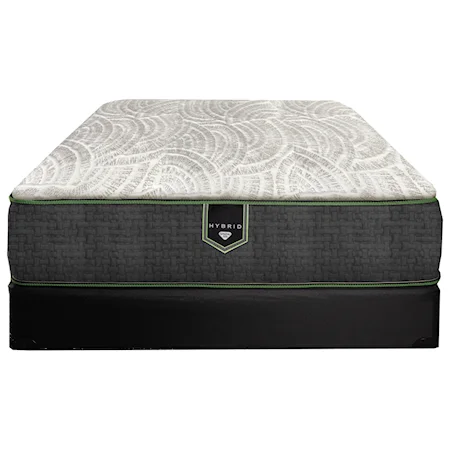 Queen 14 1/2" Extra Firm Hybrid Mattress and 5" Supreme Low Profile Foundation